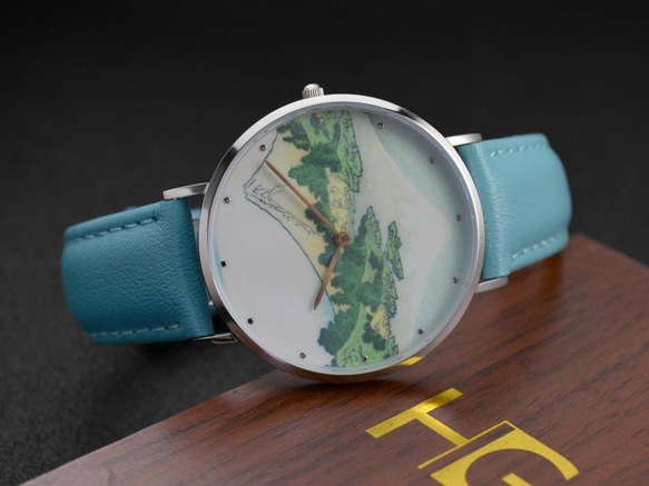 nameless 浮世繪手錶 (甲州三坂水面) 薄裝設計 全球免運 第3張的照片