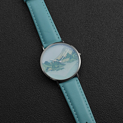 nameless 浮世繪手錶 (甲州三坂水面) 薄裝設計 全球免運 第4張的照片