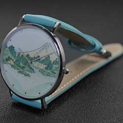 nameless 浮世繪手錶 (甲州三坂水面) 薄裝設計 全球免運 第5張的照片