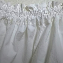 【送料無料】ジャブジャブ洗える
白いスカート
ワッシャー加工のコットン素材 4枚目の画像