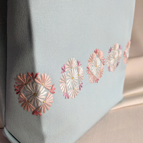 やまとなでしこ‼️美品‼️OKAJIMA 花柄刺繍 和装用バッグ やまとなでしこ様専用‼️美品‼️OKAJIMA 花柄刺繍 和装用バッグ