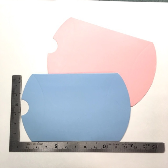 【6枚セット】 ピローボックス　(水色　厚さ 3cm 未満　定形外郵便　規格内）　 4枚目の画像