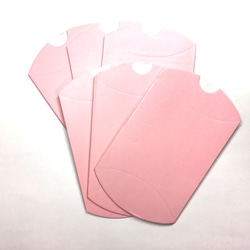 【6枚セット：水色とピンク色各３枚】 ピローボックス　(厚さ 3cm 未満　定形外郵便　規格内）　 6枚目の画像