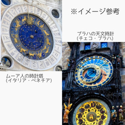 ラピスラズリの天文時計☆ネックレス 5枚目の画像