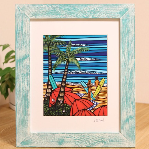 ヘザーブラウン♪アートプリント用フレーム♪サイズオーダー可