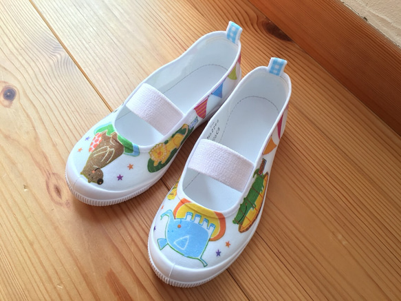 オーダー☆デコパージュ上履き・上靴 靴 K＊Smama 通販 2541893