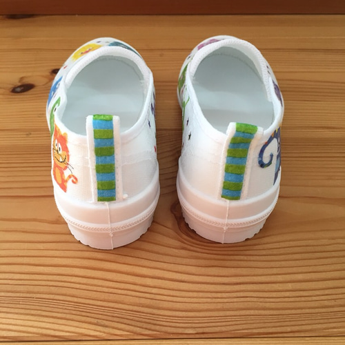 オーダー☆モンスター柄デコパージュ上履き 靴 K＊Smama 通販