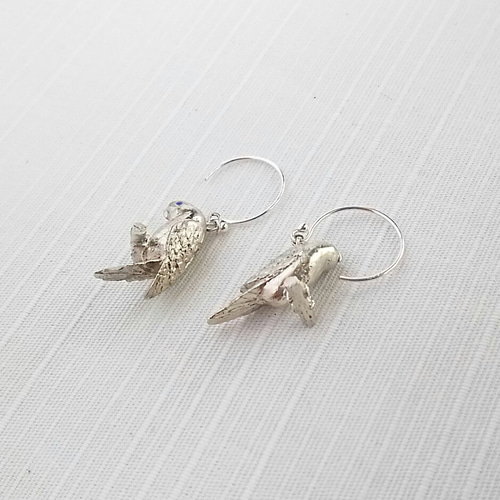 インコのピアス ピアス（フック・チェーン） フクラクラフト 通販