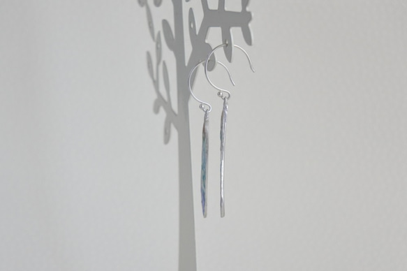 【銀景泰藍】蜻蜓羽毛耳環 第5張的照片