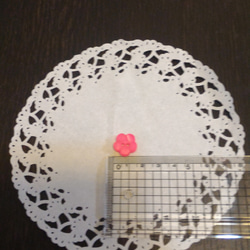 お花のボタン(ピンク) 2枚目の画像