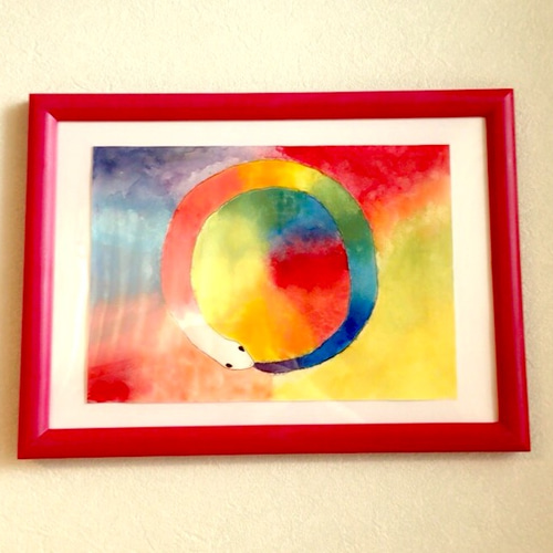 水彩画　［輪廻] 輪廻転生」 絵画 ai 通販 2542807｜Creema(クリーマ)