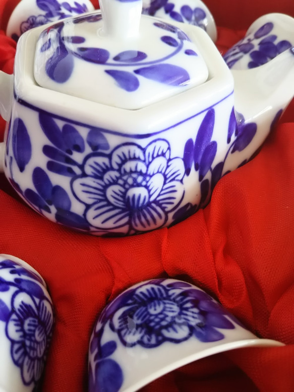 未使用♡中国の可愛い茶器セット 3枚目の画像