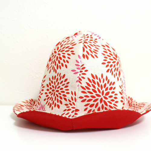 オーダー品（花束、帽子） キャップ レディース 帽子 花柄 フラット B-キャップ cap