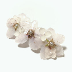 《Mami.t》  本物の桜のバレッタ 3枚目の画像