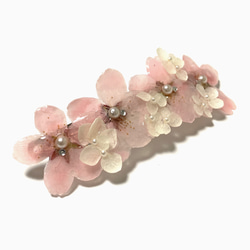 《Mami.t》  本物の桜のバレッタ(10cm) 4枚目の画像