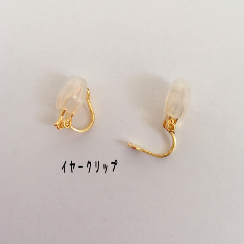 Mami.t》ガラスタイルのイヤリング／ピアス イヤリング 