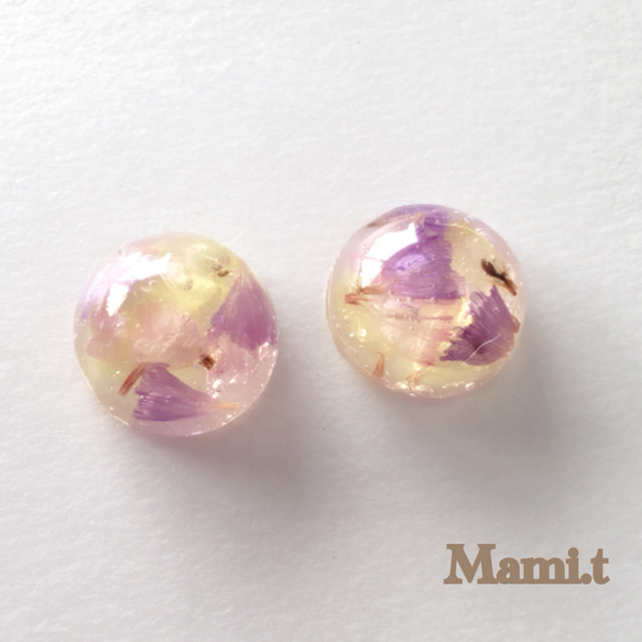 《Mami.t》   再販×3♡スターチス♡イヤリング／ピアス 1枚目の画像