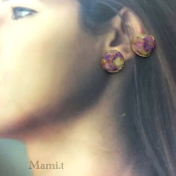 《Mami.t》   再販×3♡スターチス♡イヤリング／ピアス 3枚目の画像