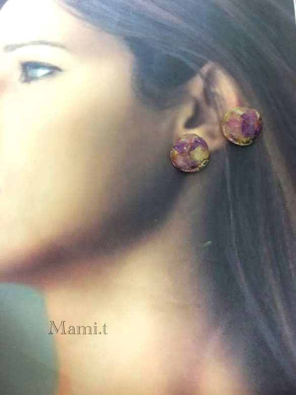 《Mami.t》   再販×3♡スターチス♡イヤリング／ピアス 3枚目の画像