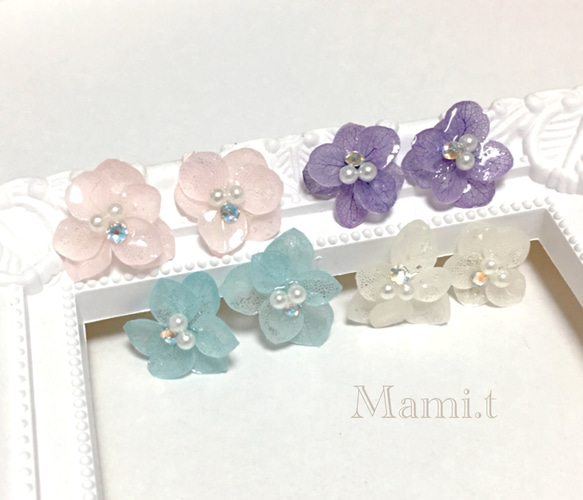 《Mami.t》  紫陽花とスワロ 1枚目の画像