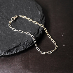 簡約幼銀長圈925銀手鍊 // Tiny Sterling Silver Bracelet 第4張的照片