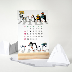 2020年好動小企鵝桌曆 // 明信片尺寸 第5張的照片