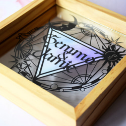 星盤主題 // 簡約手工客製化名字紙雕手染相框禮物 // 結婚禮物 第4張的照片