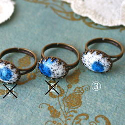 ◆K2石青，環，天然石 第3張的照片
