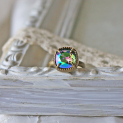 ◆施華洛世奇，水晶天堂閃耀，簡約，紋理戒指 第2張的照片
