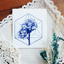 LAZY DUO 貼るTATOO 一時的な入れ墨 タトゥーステッカー 星 夏 青 自然 手描き 花 綺麗 可愛 レース 3枚目の画像