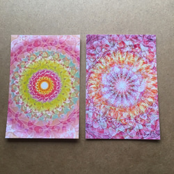 光絵「Pink&Orange/愛と祝福」光絵カードセット 4枚目の画像
