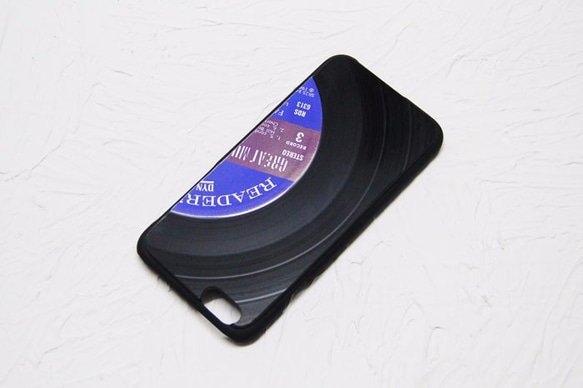 iPhone6 iPhone 6S 黑膠唱片 保護殼 手機殼 // 限定款式 紫藍 第3張的照片