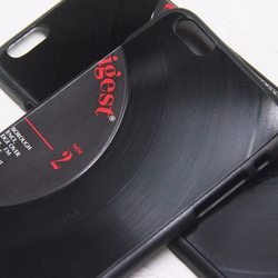iPhone 6 Plus 黑膠唱片 保護殼 手機殼 (黑色) 第1張的照片