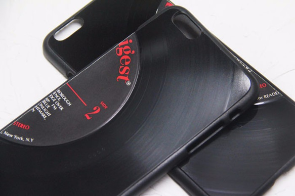 iPhone 6 Plus 黑膠唱片 保護殼 手機殼 (黑色) 第1張的照片
