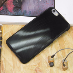 iPhone 6 / 6S 黑膠唱片 手機殼 (黑膠唱片音軌紋理) 第4張的照片