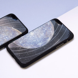 iPhone 5 / 5S SEケース 保護シェル  惑星 ブルー マーキュリー 水星 Mercury ビニールレコード 6枚目の画像