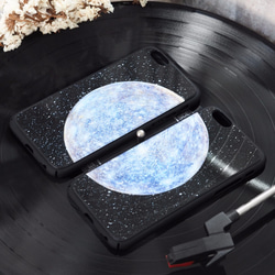 iPhone 6 / 6S ケース 保護シェル  惑星 ブルー マーキュリー 水星 Mercury ビニールレコード 4枚目の画像