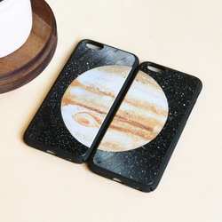 iPhone 5 / 5S SEケース 保護シェル  惑星 木星 Jupiter ビニールレコード 2枚目の画像