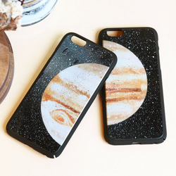 iPhone 5 / 5S SEケース 保護シェル  惑星 木星 Jupiter ビニールレコード 4枚目の画像