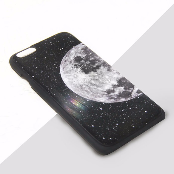 iPhone 6 / 6S 月球 月亮 Moon 黑膠唱片 手機殼 保護殼 Phone Case (可以刻名) 第3張的照片