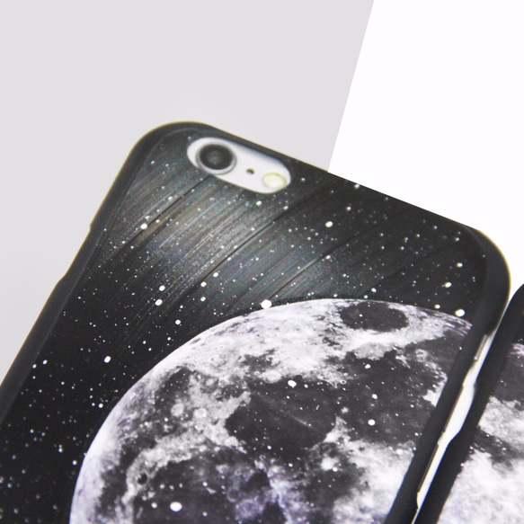 iPhone 6 / 6S 月球 月亮 Moon 黑膠唱片 手機殼 保護殼 Phone Case (可以刻名) 第5張的照片
