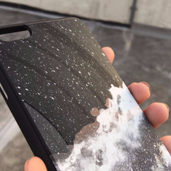 セール // iPhone 5 5S SE 防水 ケース 保護シェル  惑星 ムーン ビニールレコード 4枚目の画像