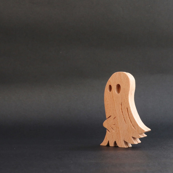 手工木製磁合擺設 木質模型 色色鬼 禮物訂製 第5張的照片