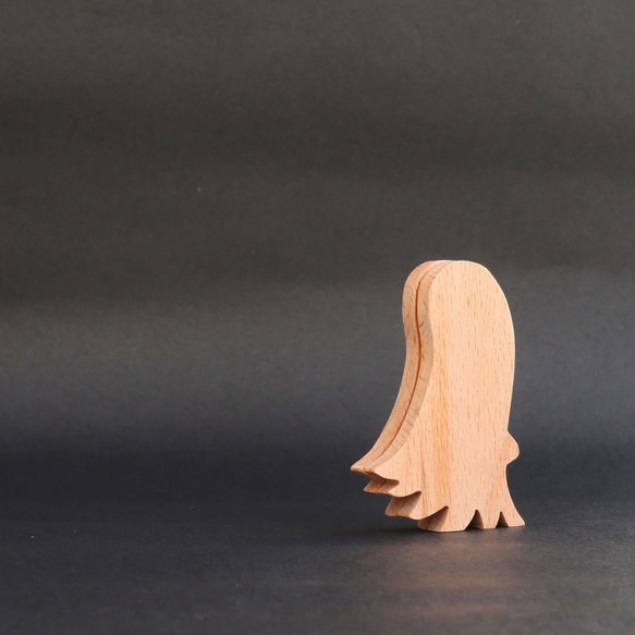 手工木製磁合擺設 木質模型 色色鬼 禮物訂製 第6張的照片