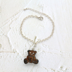手工木製吊飾 玩偶熊  魅力  墜子 禮物訂製 第4張的照片