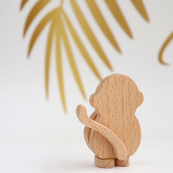 手工木製磁合擺設 木質模型  三猿＠非禮勿說  禮物訂製 第3張的照片