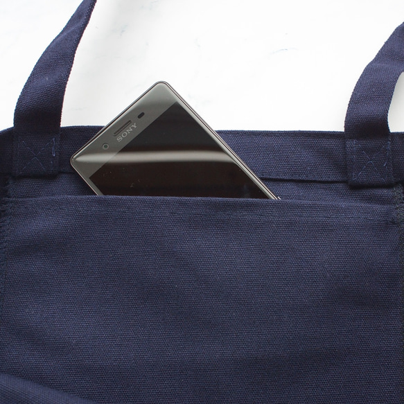 Honeywood 海軍藍帆布袋 + 零錢包 禮物福袋 第3張的照片
