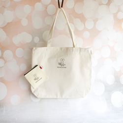 Honeywood 白色帆布袋 + 零錢包 禮物福袋 第1張的照片