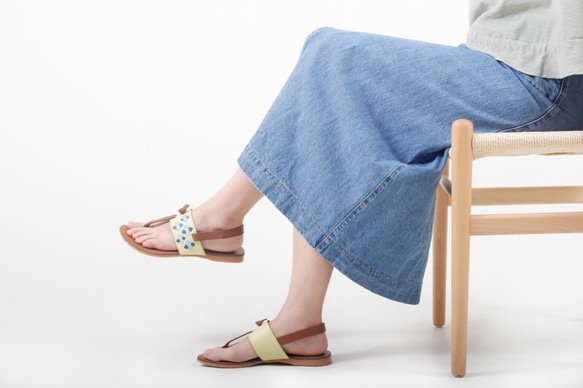 Hsiu刺繡サンダル - Hsiu-embroidery sandals 8枚目の画像