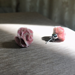 綻放花朵耳環｜Thai Silk Earring 第2張的照片